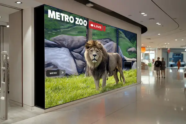 mock didgital billboard